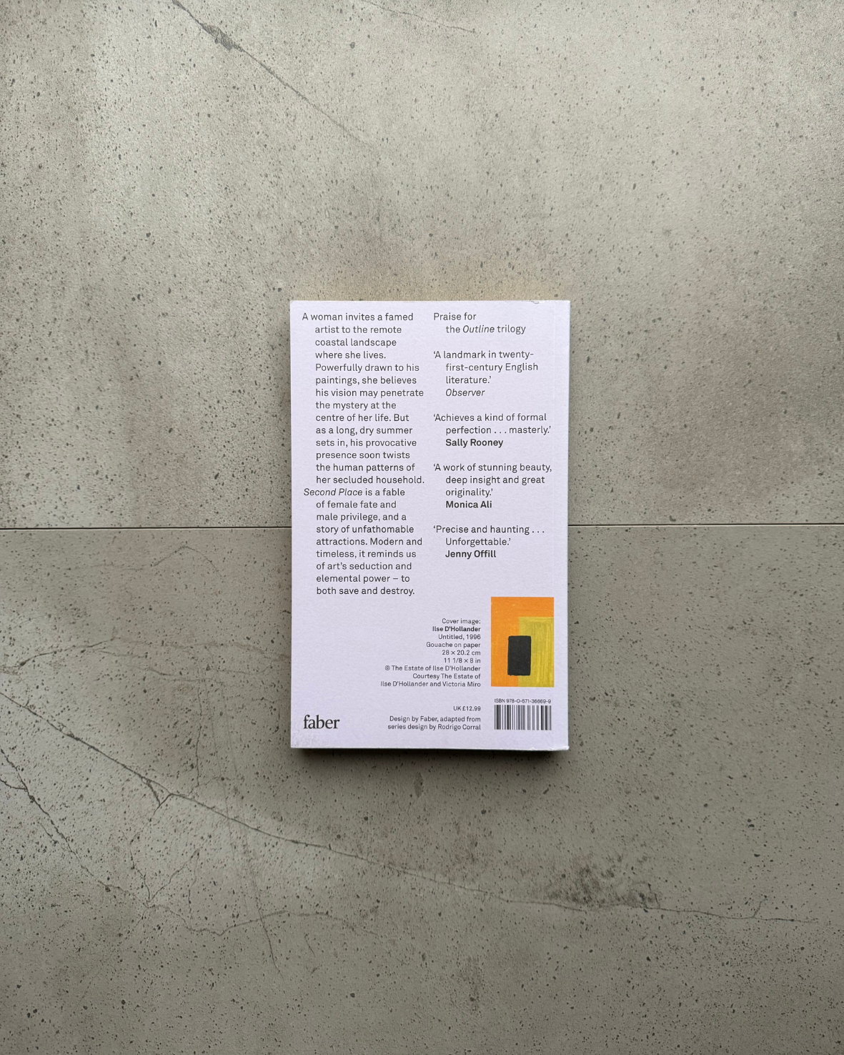 Second Place - Rachel Cusk