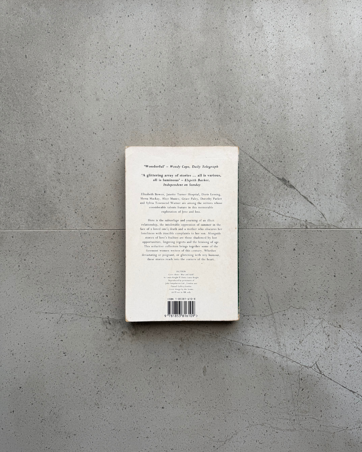 The Virago Book Of Love & Loss - edited by Georgina Hammick